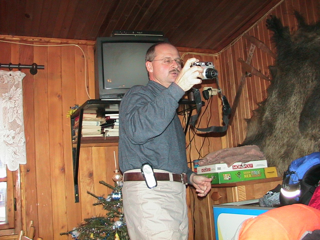 Holger in der Baude in Kvilda