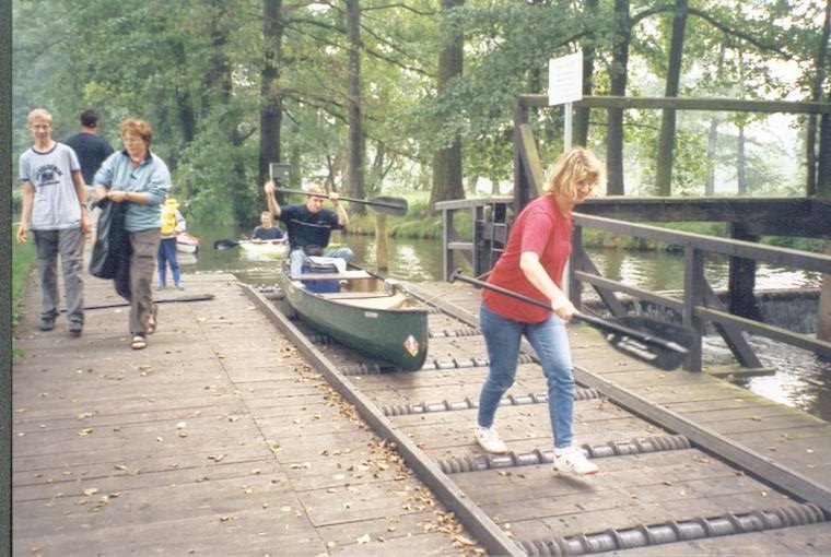 die Bootsrolle im Burg-Lbbener Kanal