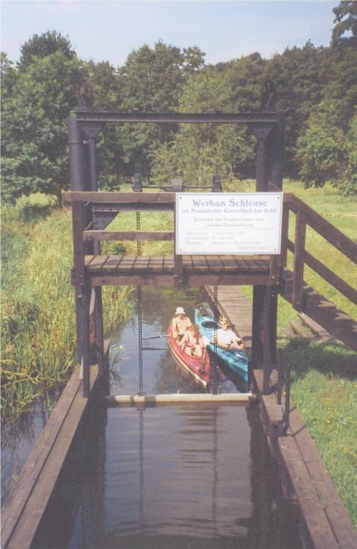 Schleuse Werban im Naundorfer Grenzflie