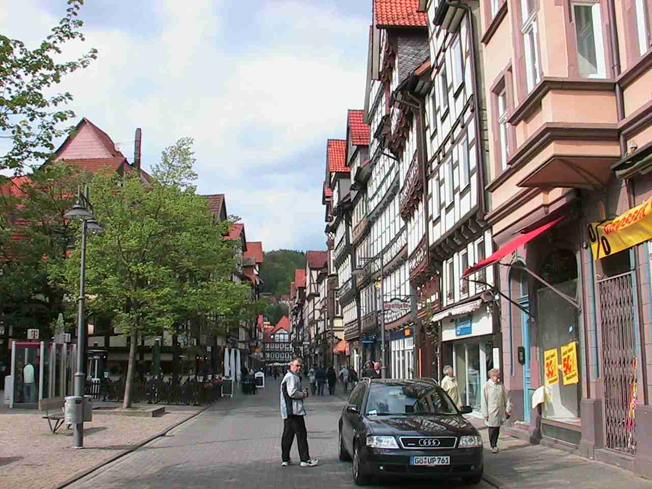 am Marktplatz in Hannoversch-Mnden