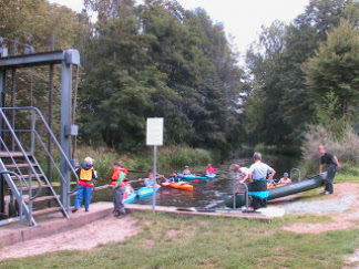 Schleuse im Sdumfluter - defekt