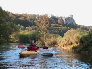 vor der Ruine Neideck