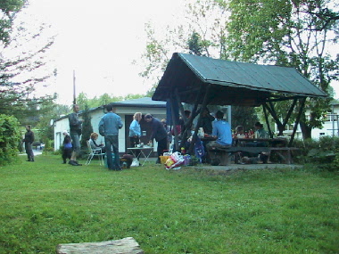 am Bootshaus von Schott in Jena