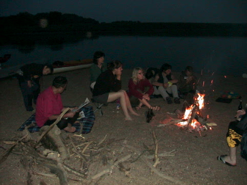 Schlafplatz Sandbank Saalemndung