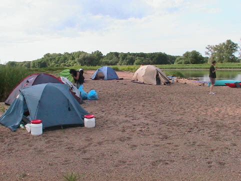 Sandbank Saalemndung