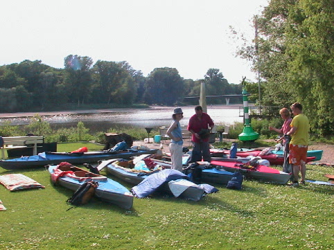 Kanu Klub Brde Magdeburg - eine schne Zeltwiese