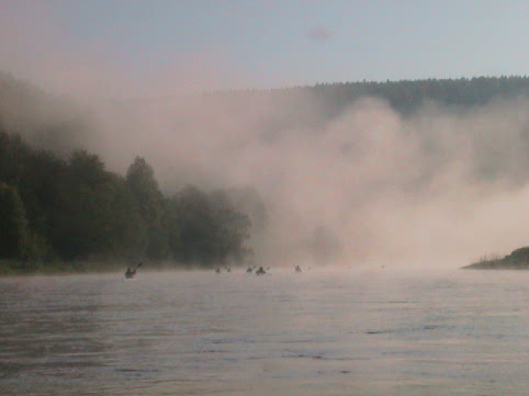 Morgens auf der Weser